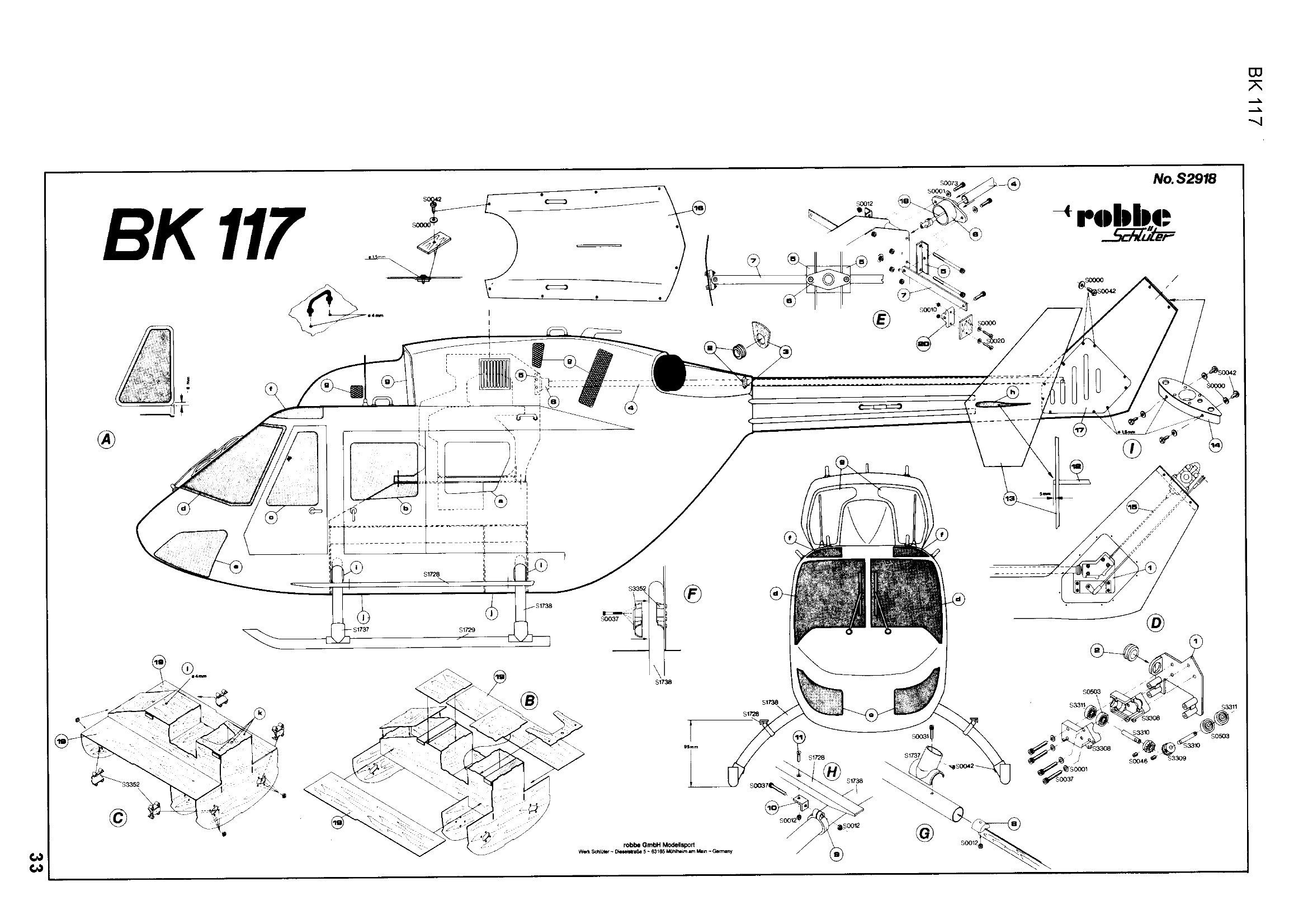 Vintage RC Helicopters Schluter Bolkow BK 117